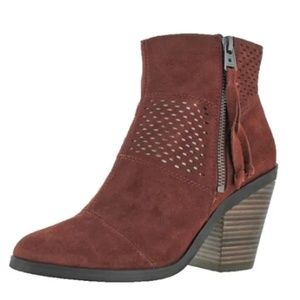 Lucky Brand Ramses Bootie Red
